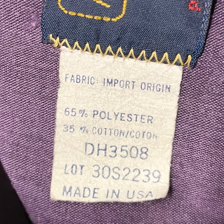MADE IN USA製 80s～90s Panhandle Slim ストライプ柄長袖ウエスタンシャツ パープル 14 1/2×32サイズ