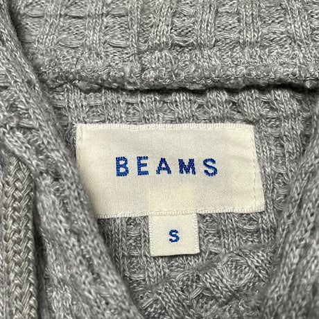 BEAMS サーマルプルオーバーパーカー グレー Sサイズ