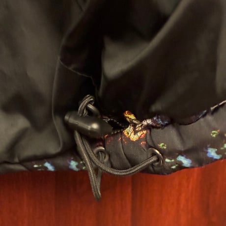 APPLEBUM 牛革 カウレザーコンビ ダウンベスト レッド×ブラック Lサイズ