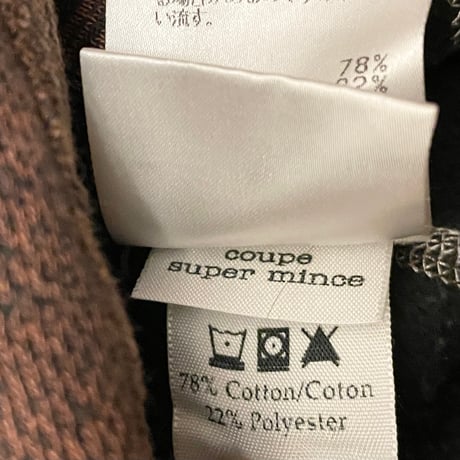 【UNITED ARROWS取り扱い】MADE IN CANADA製 wings + horns 裏起毛フルジップパーカー ブラウン Mサイズ