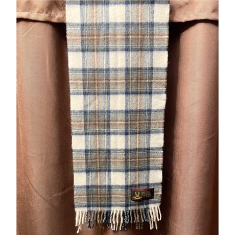 MADE IN SCOTLAND製 PETER MACARTHUR & CO. タータンチェック柄ラムウールマフラー