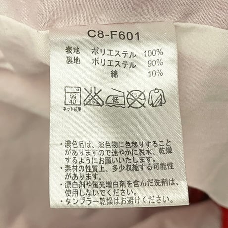 MISTERGENTLEMAN × Champion 「IN THE CITY」 バックプリントコーチジャケット レッド Lサイズ