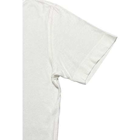 MADE IN JAPAN製 BURBERRY LONDON ヘンリーネックTシャツ ホワイト Lサイズ