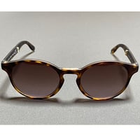 ★新品★ MADE IN ITALY製 SARAGHINA GILDA P 26-UN 折りたたみタイプサングラス ダークブラウンべっ甲柄 ブラウンレンズ