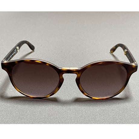 ★新品★ MADE IN ITALY製 SARAGHINA GILDA P 26-UN 折りたたみタイプサングラス ダークブラウンべっ甲柄 ブラウンレンズ