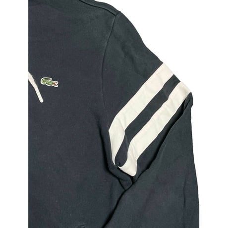 LACOSTE フルジップパーカー ブラック 4/Mサイズ