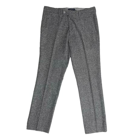 MADE IN ITALY製 Mr. Rick Tailor ウールコットンスラックス グレー 48サイズ