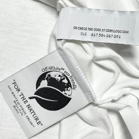 ★新品★ MADE IN PORTUGAL製 2021-22FW OFF-WHITE Tシャツ ARROW TREE S/S OVER TEE WHITE OMAA038F21JER0090184