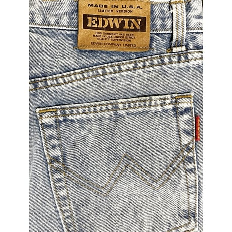 希少 MADE IN USA製 EDWIN デニムパンツ ライトインディゴ W34サイズ