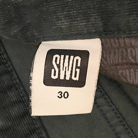 MADE IN JAPAN製 SWAGGER コーデュロイパンツ ダークグリーン W30サイズ