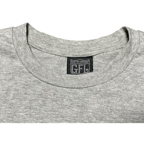 ▲訳あり商品▲ MADE IN USA製 GFL CLOTHING ロゴプリントTシャツ グレー XLサイズ
