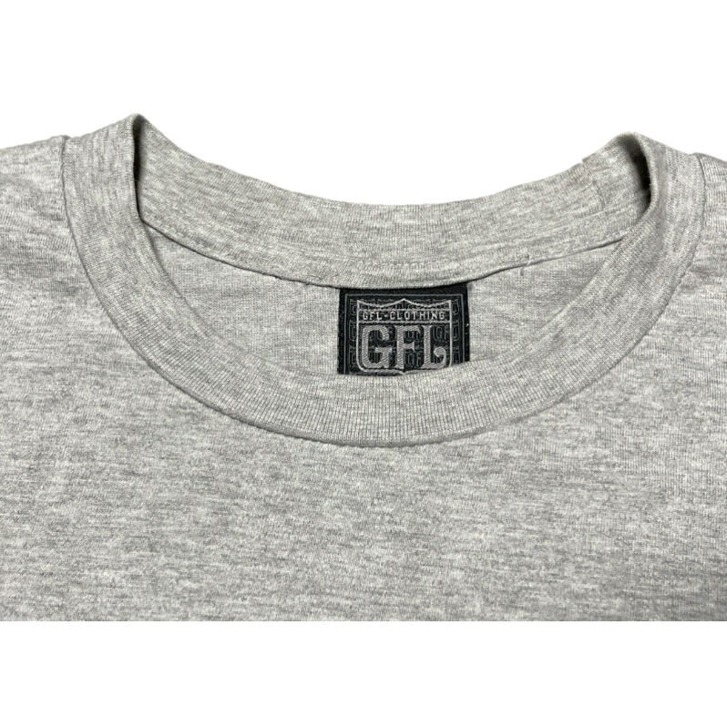 GFL シャツ GFL Logo Print Tee GRAY/BLACK-C.GRAY (M～3XLサイズ) - westwear