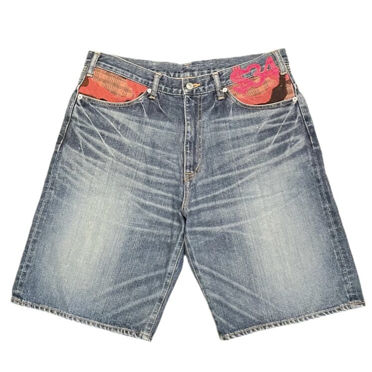 swagger スワッガー ラインストーンスキニーデニムパンツ スワッガー swagger フロントラインストーン デニムパンツ