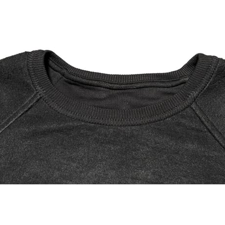 ★新品★ MADE IN ITALY製 MAGLIA 「PER LA NEVE」ロゴプリントリバーシブル裏起毛トレーナー ブラック M～XLサイズ ユニセックス