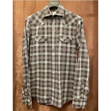 CIT LUXURY チェック柄 長袖ウエスタンシャツ マルチカラー 37-14 1/2サイズ