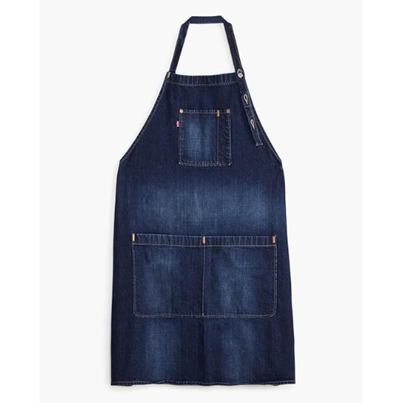 ☆新品☆ 定価31%OFF LEVI'S 首かけウォッシュ加工デニム ☆新品☆ 定価31%OFF LEVI'S 首かけウォッシュ加工デニム