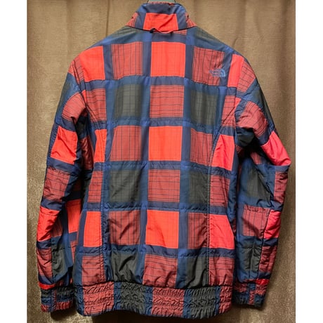 THE NORTH FACE リバーシブルナイロン中綿ジャケット ブルー×レッド