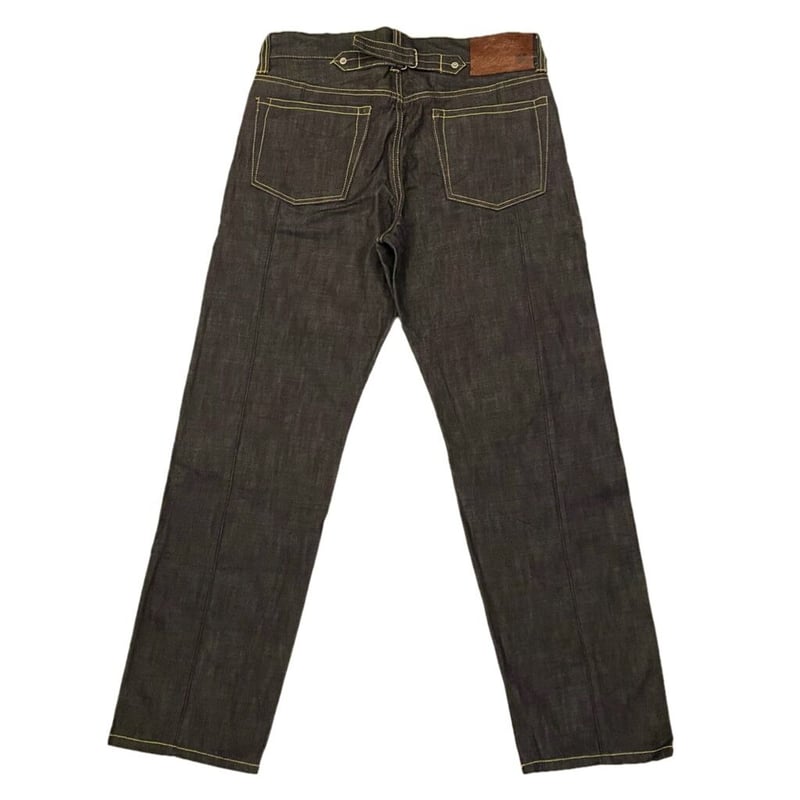 SWAGGER ノンウォッシュシンチバックデニムパンツ インディゴ SWAGGER ノンウォッシュシンチバックデニムパンツ インディゴ