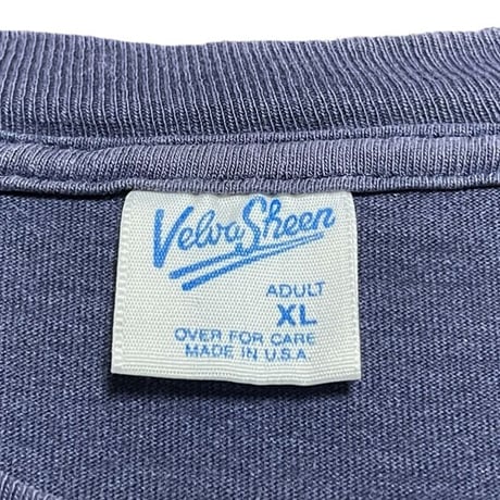 MADE IN USA製 Velva Sheen × Disney プリントTシャツ ネイビー XLサイズ