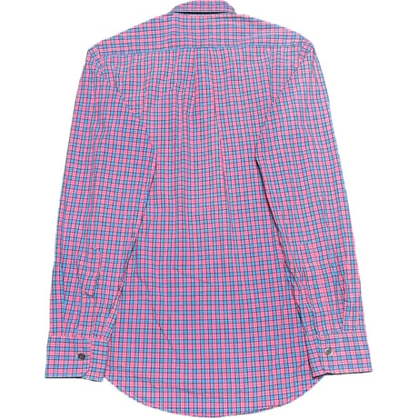 ▲訳あり商品▲ MADE IN USA製 steven alan 長袖チェックシャツ ピンク×ブルー XSサイズ