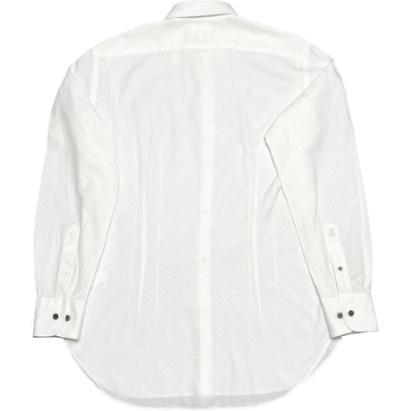 MADE IN JAPAN製 LANVIN en Bleu 長袖シャツ ホワイト 48サイズ