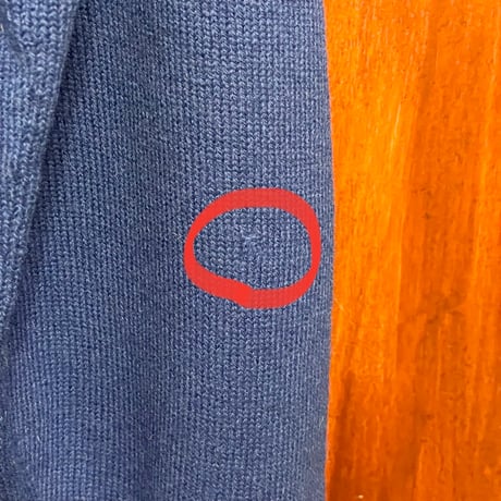 MADE IN SCOTLAND製 LYLE&SCOTT Vネックウールセーター ロイヤルブルー 42サイズ