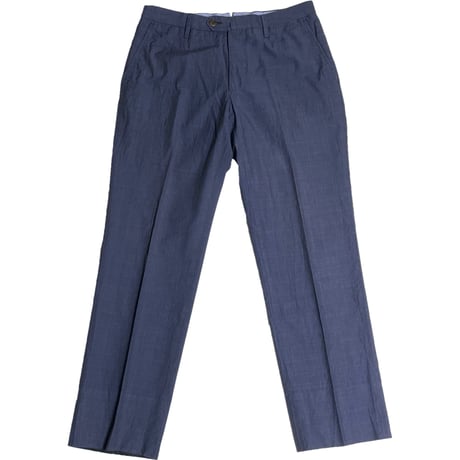 【SHIPS 取り扱い】 MADE IN ITALY製 SHIPS exclusively made by Equipage コットンウールスラックス ネイビー 44サイズ