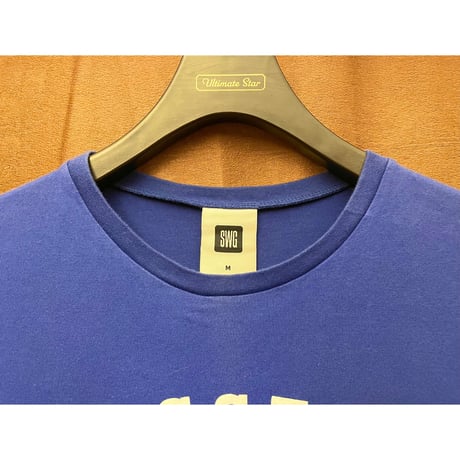 MADE IN JAPAN製 SWAGGER 「FAR EAST LEAGUE」プリントTシャツ ブルー Mサイズ