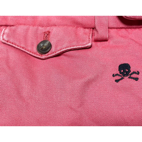 RALPH LAUREN RUGBY スカル柄ハーフパンツ ピンク W31サイズ