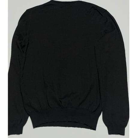 HUGO BOSS バージンウールクルーネックセーター ブラック XLサイズ