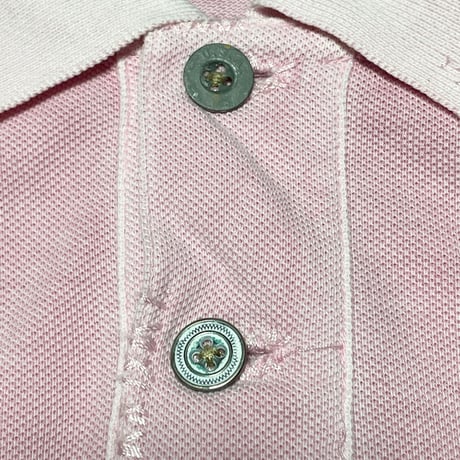 ▲訳あり商品▲ Polo By Ralph Lauren ダメージ加工ポロシャツ ピンク Sサイズ