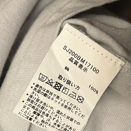 ▲訳あり商品▲ MADE IN USA製 SPIRIT JERSEY 「BIG APPLE NEW YORK」 バックプリントオーバーサイズTシャツ ライトグレー Mサイズ