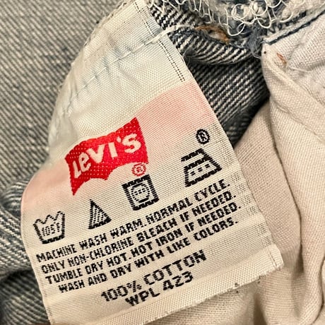 MADE IN USA製 LEVI'S 501 デニムパンツ ライトインディゴ W33×L30サイズ