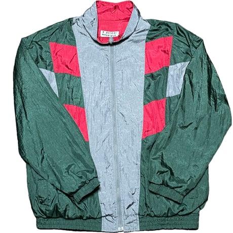 LAVON グッチカラーフルジップナイロンジャケット グリーン Lサイズ