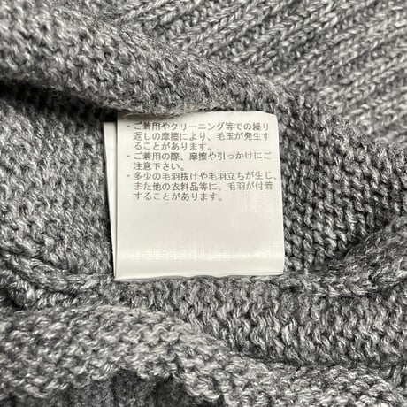 SHIPS GENERAL SUPPLY ハイネックセーター グレー Sサイズ