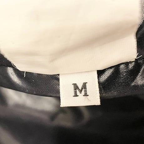 レア品 AMERICANWEAR GMBH × Harris Tweed レザーコンビチェック柄ウールダウンベスト グレー×ブラック Mサイズ