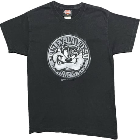 HARLEY-DAVIDSON × Warner Bros コラボレーション半袖Tシャツ ブラック Lサイズ
