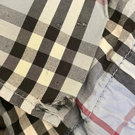 MADE IN JAPAN製 BURBERRY BLACK LABEL ブラックデニムパンツ ブラック 76サイズ