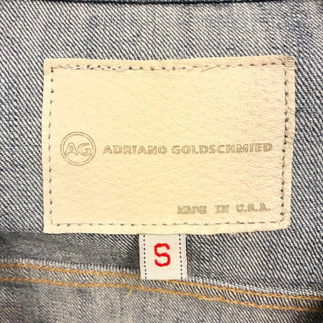 MADE IN USA製 AG ADRIANO GOLDSCHMIED JAKE DENIM JACKET デニムジャケット インディゴ Sサイズ