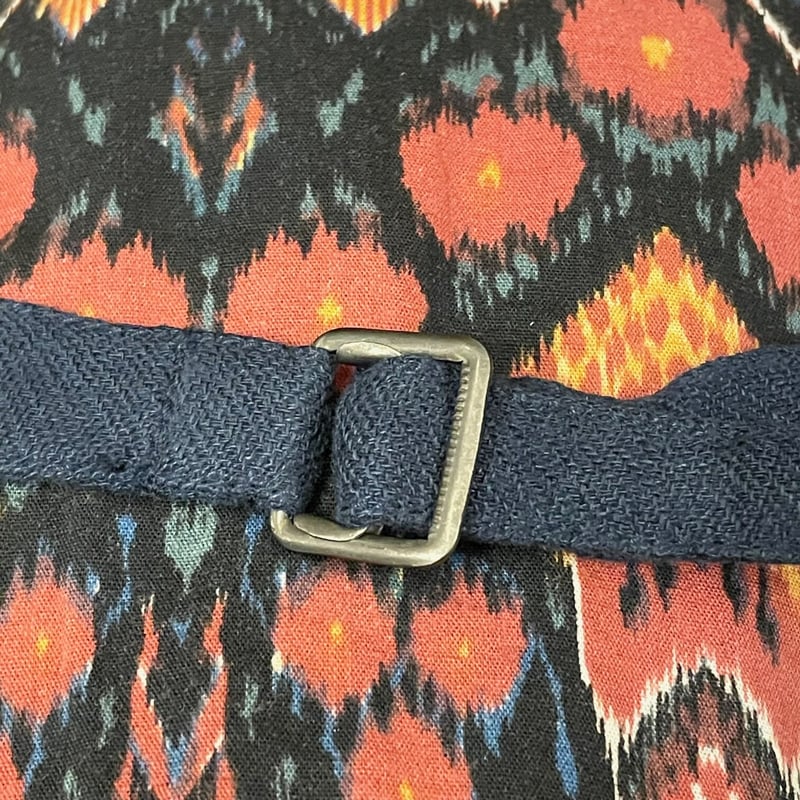 UNITED ARROWS ショールカラーリネンリネンジレベスト ネイビー