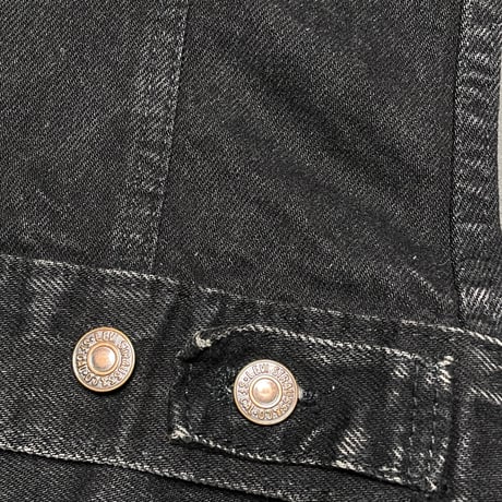 MADE IN CANADA製 LEVI'S ブラックデニムジャケット 75529-0260 ブラック Sサイズ
