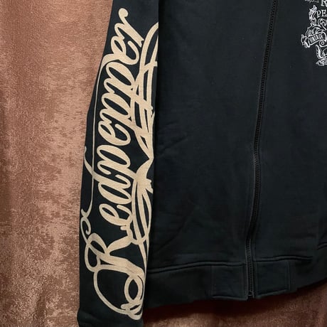RED PEPPER×ED HARDY コラボレーションフルジップパーカー ブラック Mサイズ