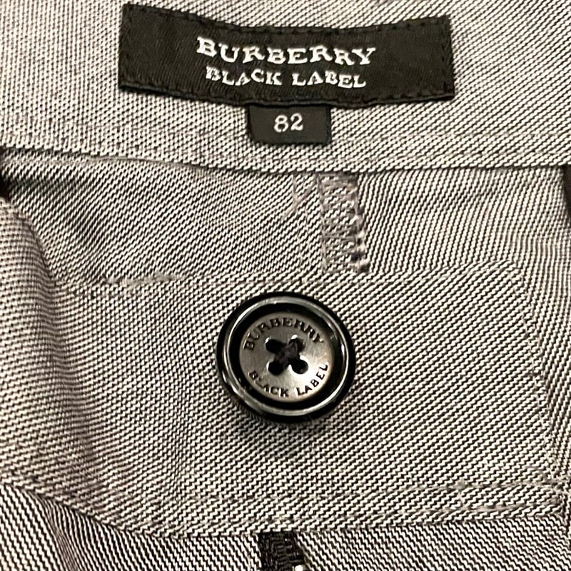 BURBERRY BLACK LABEL パンツ 82サイズ ブラック BURBERRY BLACK LABEL パンツ 82サイズ ブラック