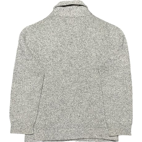 MADE IN JAPAN製 RADIALL ショールカラーウールニットカーディガン グレー XLサイズ