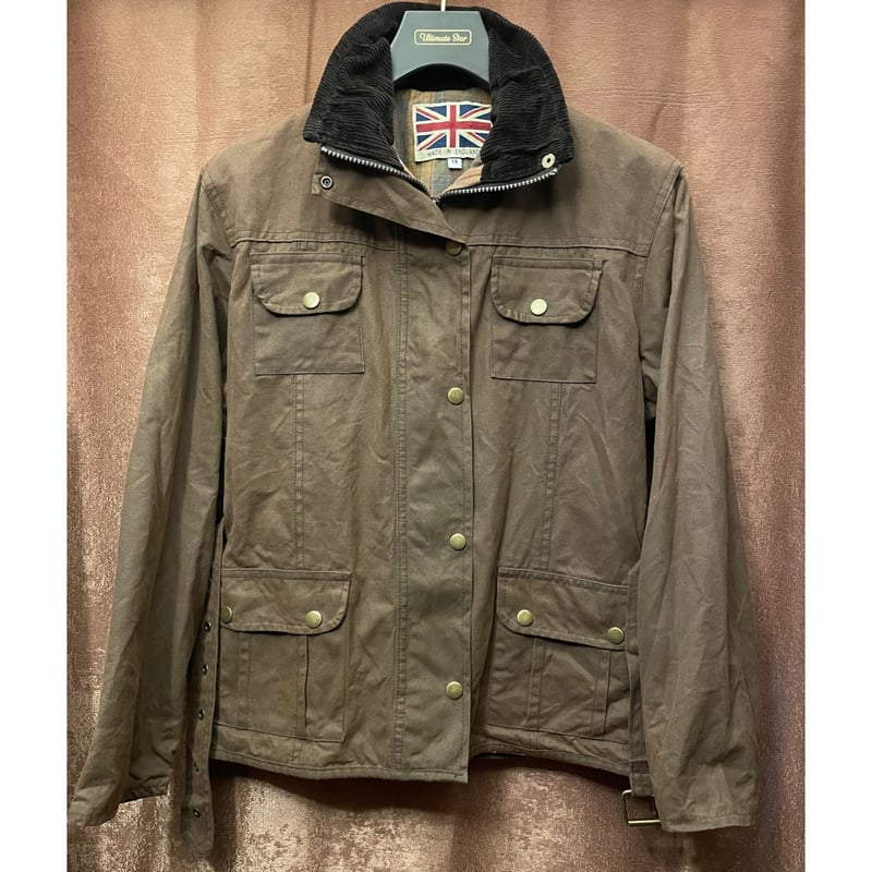 MADE IN ENGLAND製 フルジップハンティングオイルドジャケット