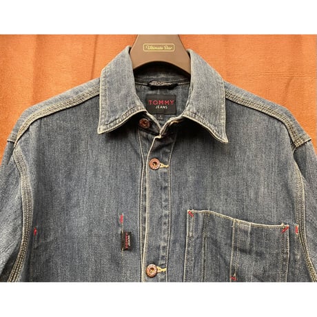 TOMMY JEANS デニムコート インディゴ Sサイズ