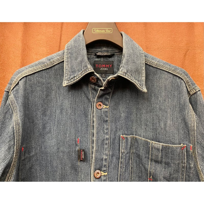 TOMMY JEANS デニムコート インディゴ Sサイズ | Ultimate Star