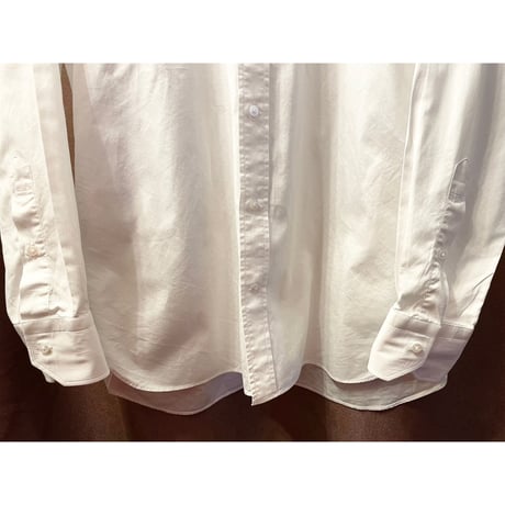 MADE IN JAPAN製 UNITED ARROWS 長袖タブカラーシャツ ホワイト 39サイズ