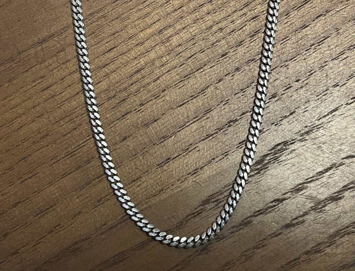 MADE IN ITALY製 シルバー925製 マイアミキューバン 喜平ネックレス