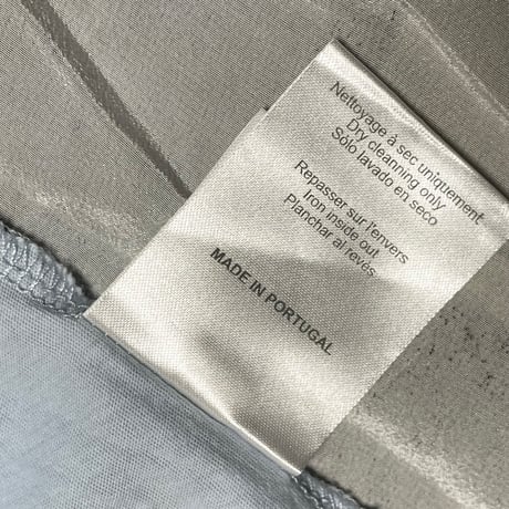 MADE IN PORTUGAL製 EACH OTHER Robert Montgomery 昇華プリント半袖ビックシルエットTシャツ ライトブルー XSサイズ